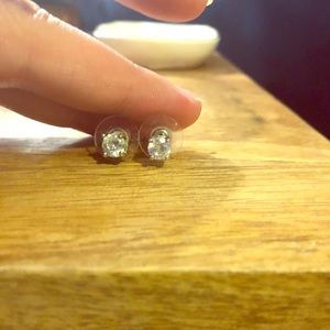 3 for $5!! Cubic zirconia stud earrings.
